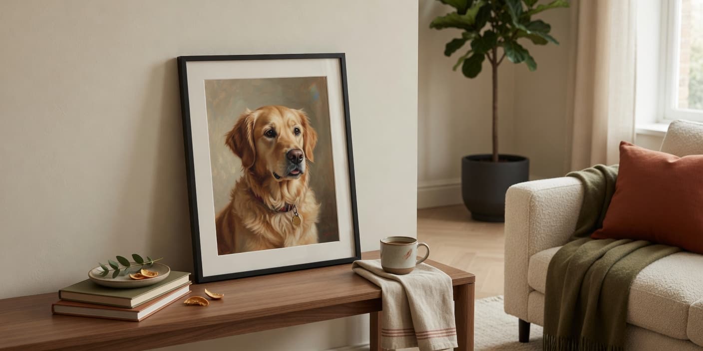 A Pet Portrait: The Perfect New-Home & Housewarming Gift